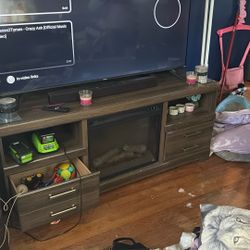 Tv Stand With Fireplace 