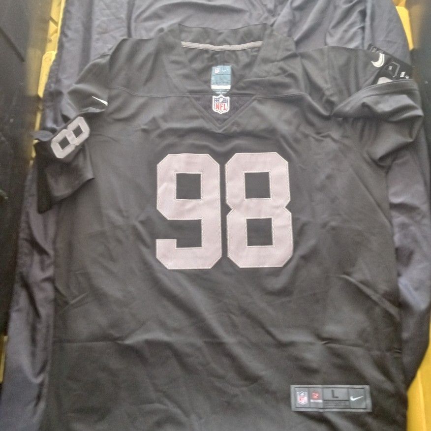 Maxx Crosby Raiders Jersey..everything Stitched..size 3X for Sale in