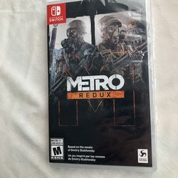 NEW metro redux Nintendo switch game