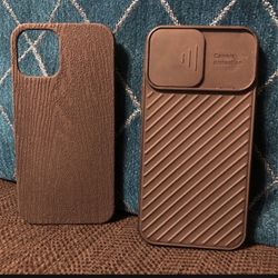 iPhone 12 2pc Black Cases 