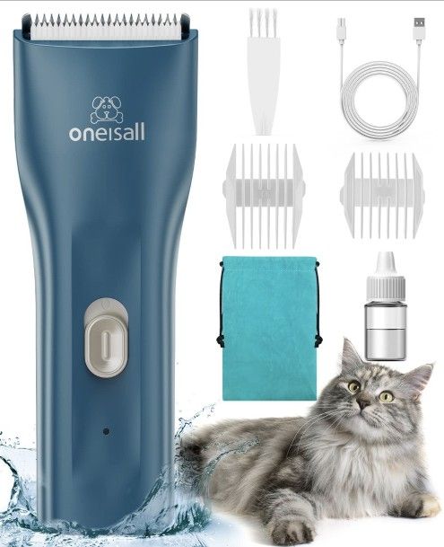 oneisall Pet Clipper for Cat Matted Hair,