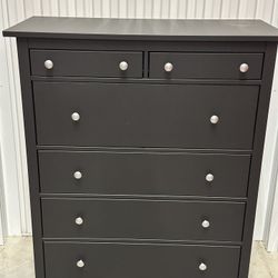 Large Black Chest Of Drawers  