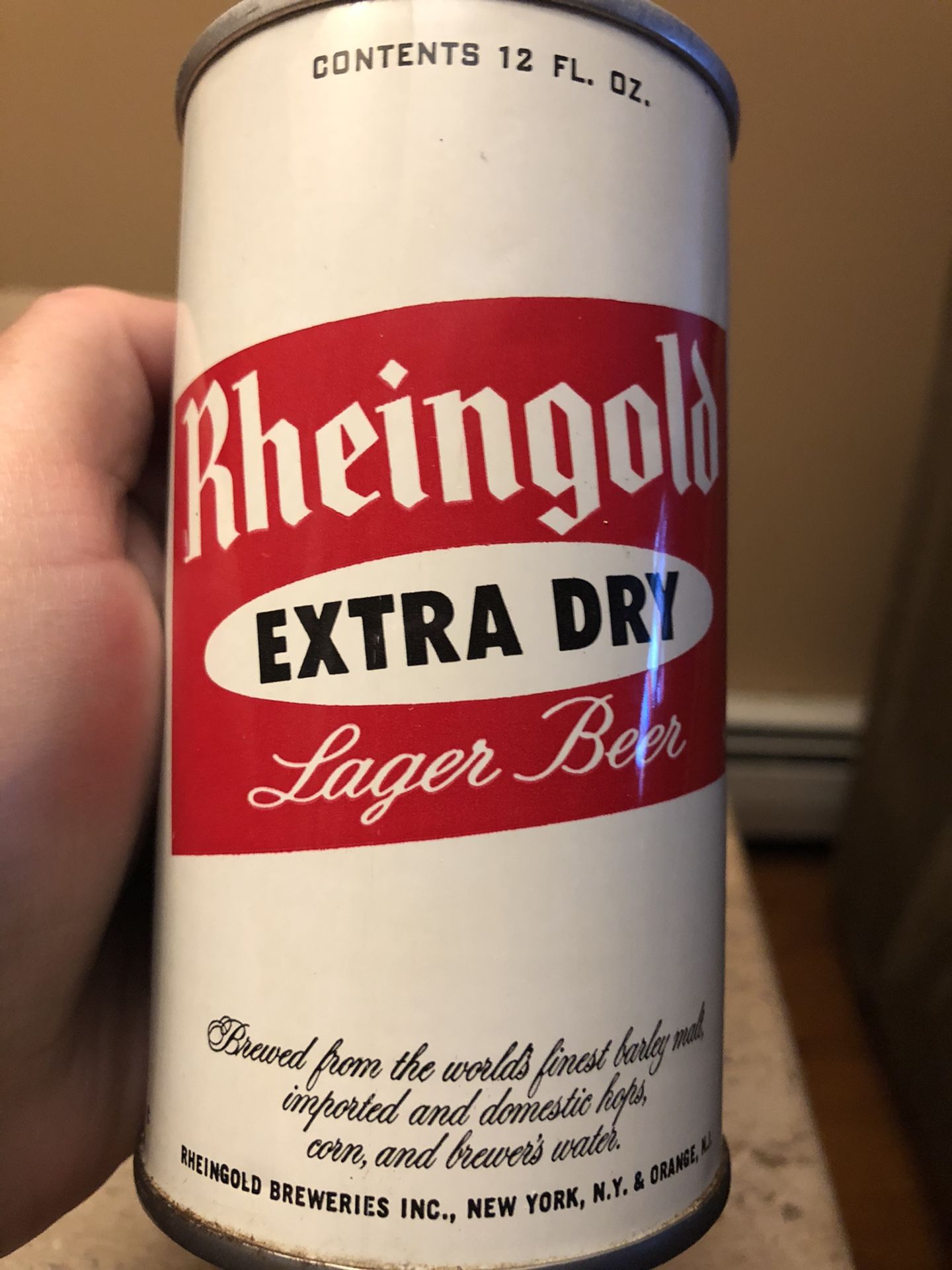 Rheingold Lager Beer Can