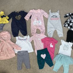 Baby girl clothes bundle. 3 months