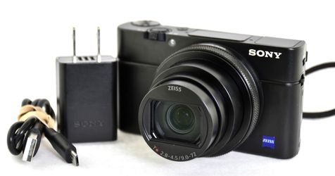 Sony Cyber-Shot RX100 VII 4K 20.1MP Black Digital Compact Camera Exmor R5