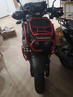 Adventure Moped with Red Crash Guards 200cc