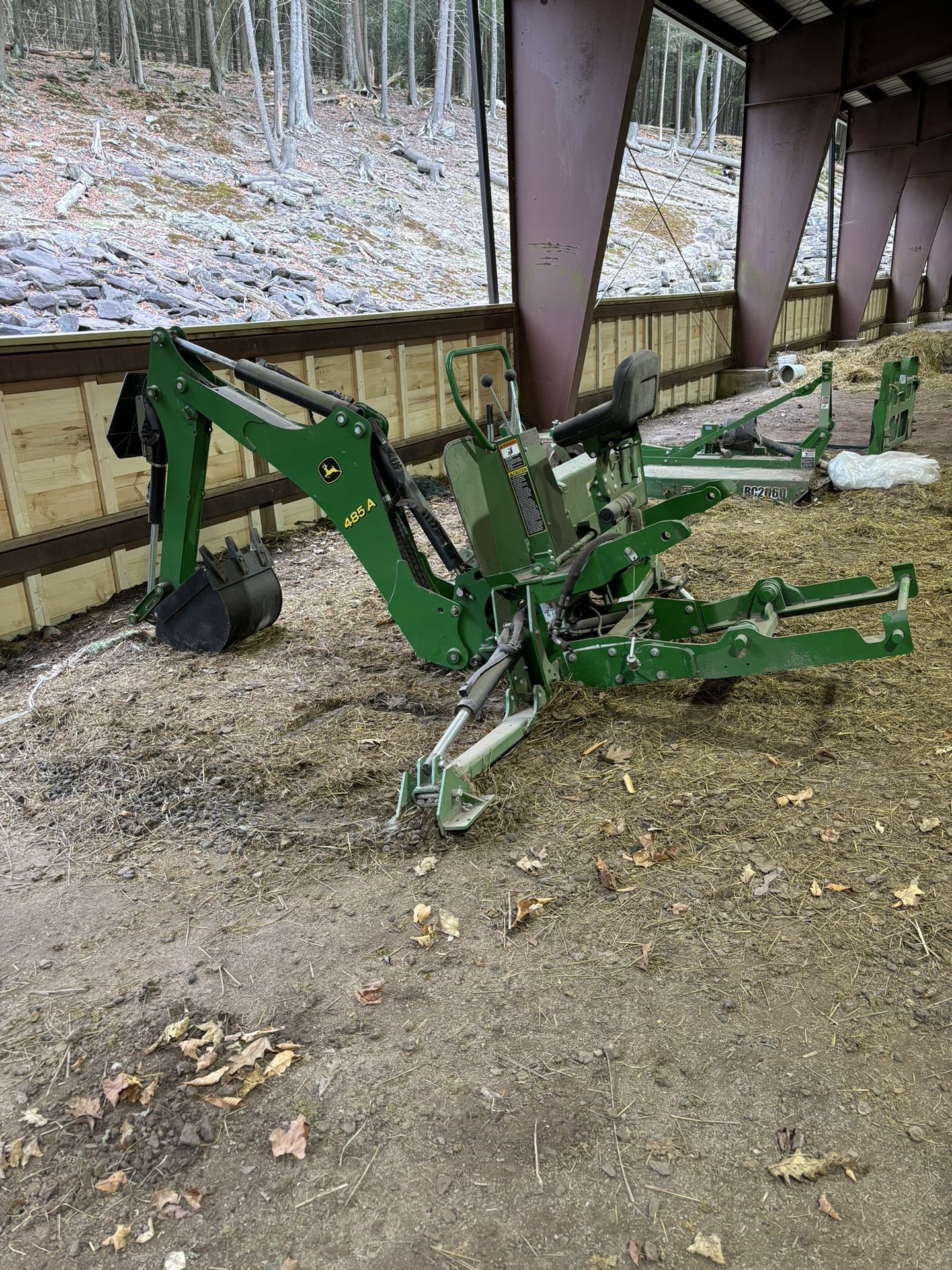 John Deere 485-A Backhoe Attachment