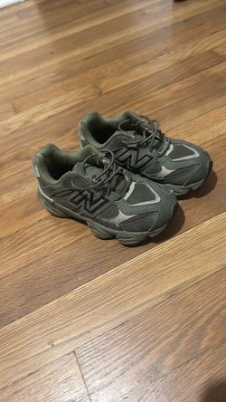 New Balance 9060 Olive Green Sneakers