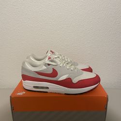 Air max 1 hotsell anniversary red for sale