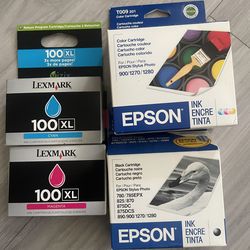 Epson and Lexmark ink cartridge