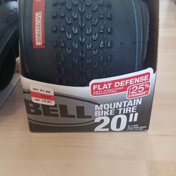 2  20" mountain bike tires