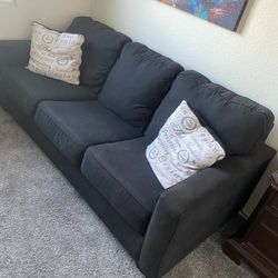 Dark Grey 3 Person Couch From AFW 
