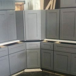 Gray Kitchen Cabinets 