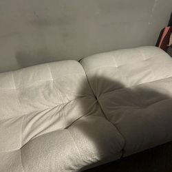 Adjustable White Couch