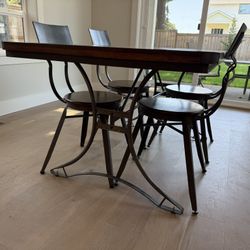 Industrial Dining Table & Chairs