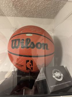 Lebron James signed basketball