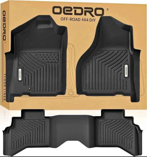 New Floor Mats Fit for 2002-2008 Dodge Ram 1500 Quad Cab (3390)