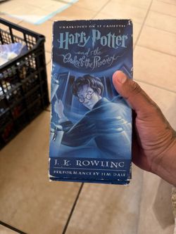 Harry Potter Order of the Phoenix 17 Cassette Tapes Jim Dale Unabridged Complete