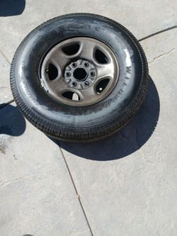 265/70/16" 6 lugs GM