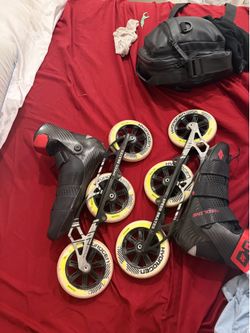 redline skates con base speed skates size 8.5