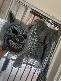 Mens wolf Halloween costume price firm