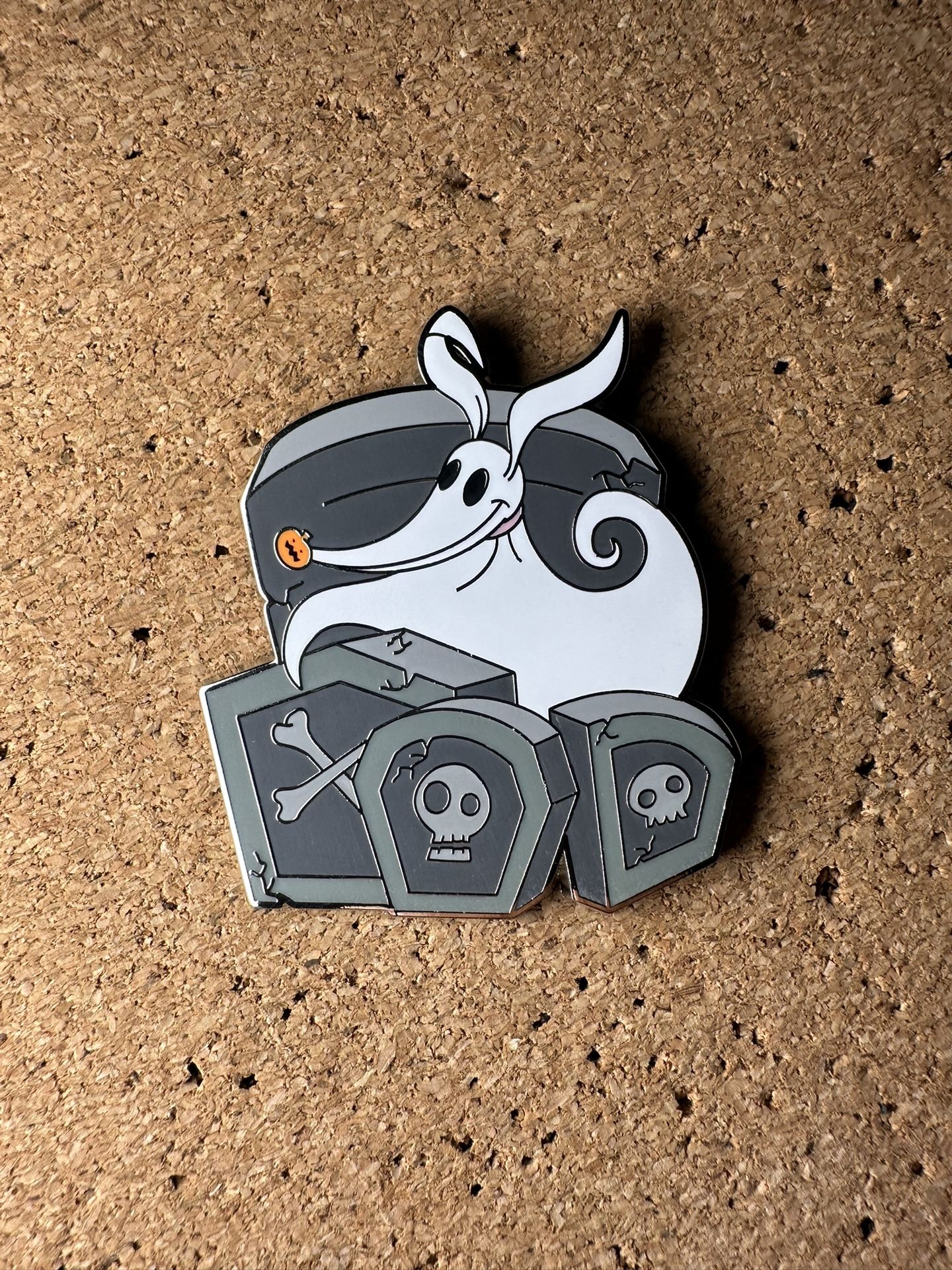 2024 Disney Nightmare Before Christmas Tombstone Dog Zero NBC Mystery Box Pin