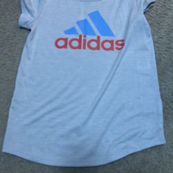 Adidas top shirt young adult size 14 large 