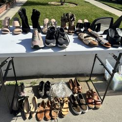 Box Of Clothes And Shoes