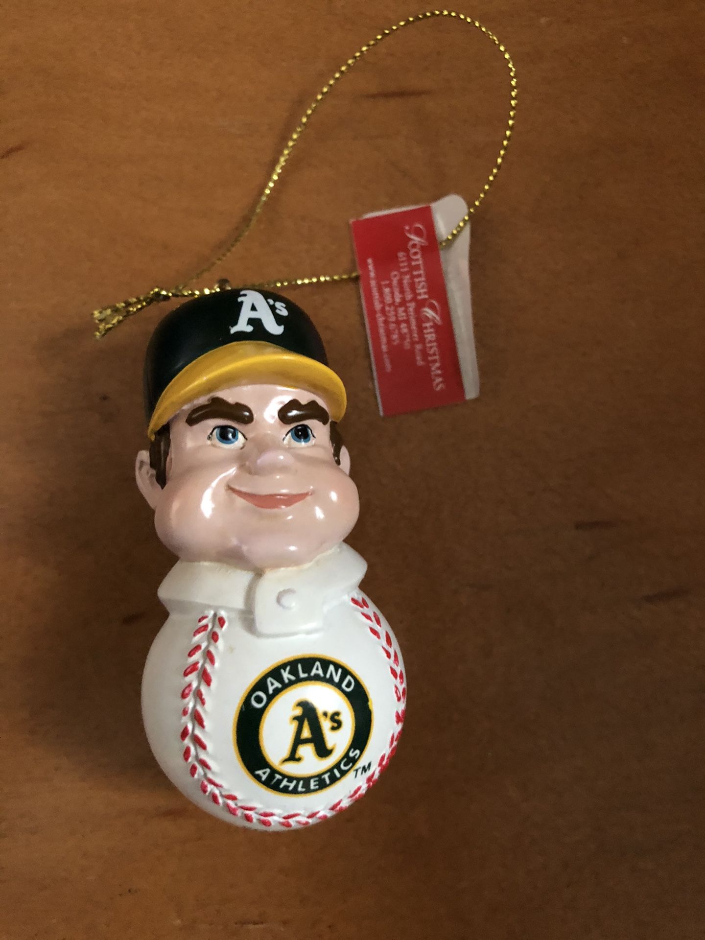 Oakland A’s Christmas ornaments