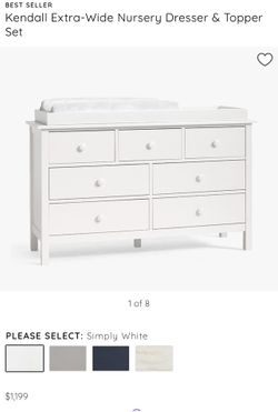 Kendall extra 2025 wide nursery dresser