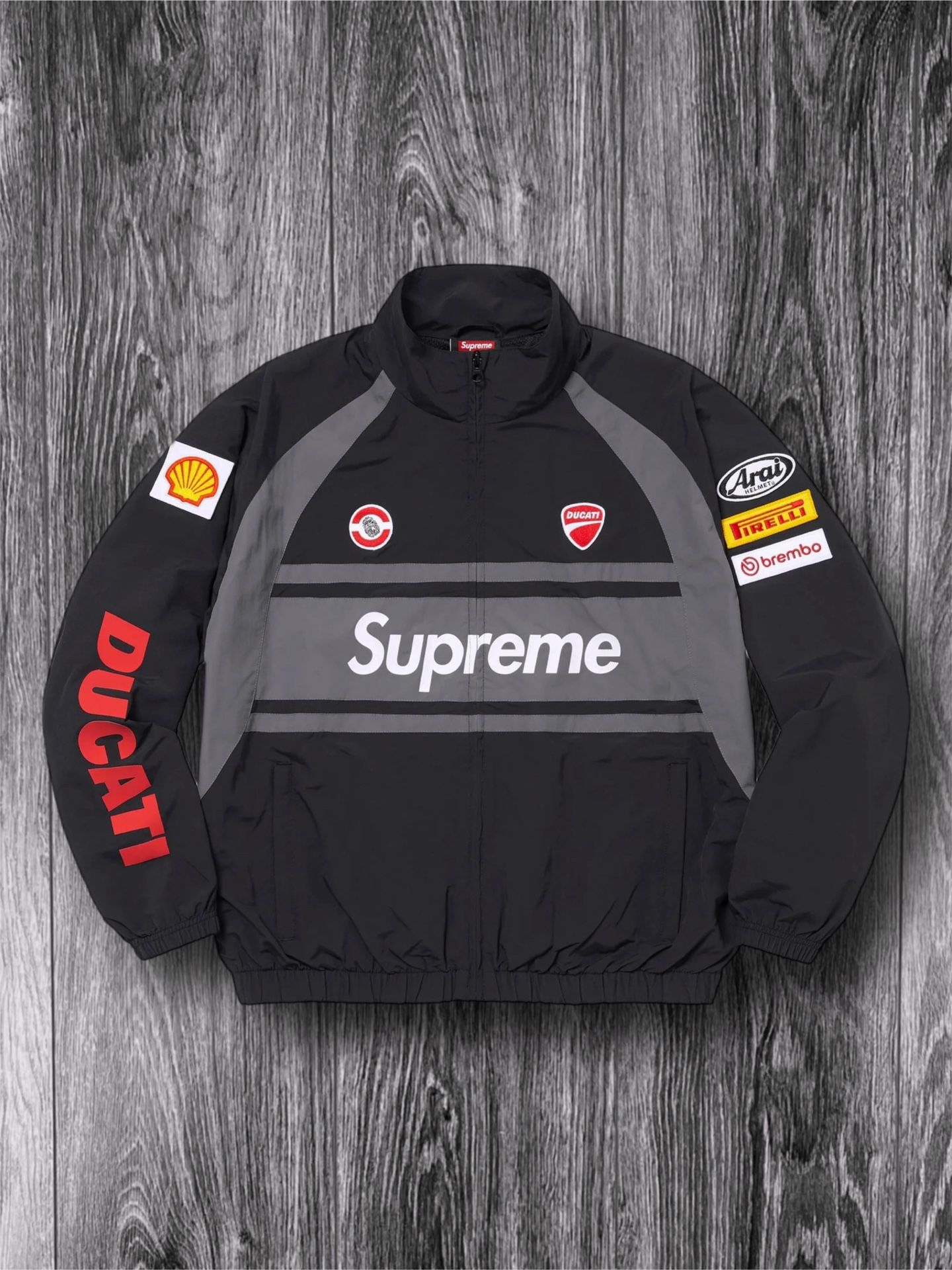 Supreme Ducati Track Jacket 'Black' New Size Small for Sale Supreme Ducati Track Jacket 'Black' New Size Small for Sale