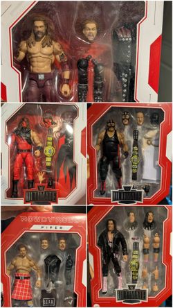 WWE Ultimate Figures Lot of 5