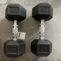 Set Of 25lb Weights