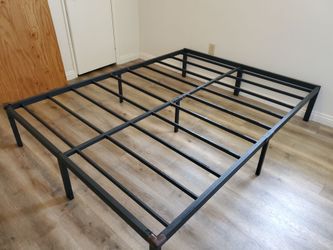 Queen metal bed frame
