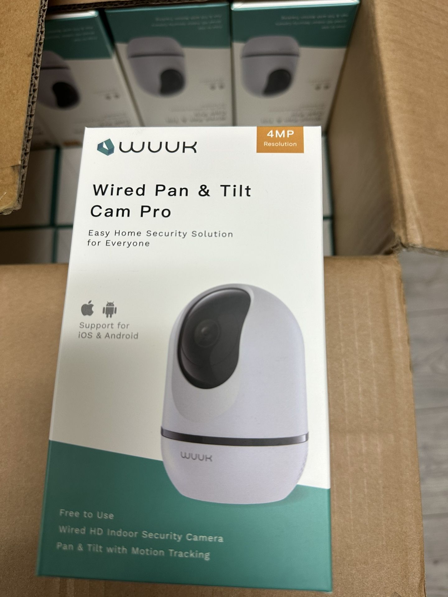 Indoor security camera, pan tilt CAM for baby monitor,wi-fi home security PET camera