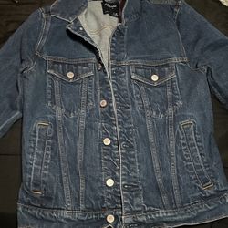 abercrombie & fitch jean jacket 