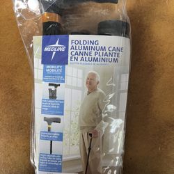Cane,folding, aluminum 