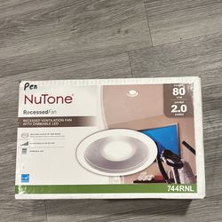 Nutone recessed bathroom exhaust fan+light