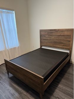 Bed frame and box spring