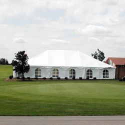 Large White Frame Event Tent s,a,l,e