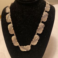 Sterling Silver Germany EB Necklace 