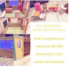 Our Generation Awesome Academy School Room 