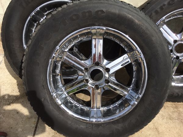 285 60r20 In Inches >> Set Of 4 20 Inch Chevy Rims And 285 60 R20 Tires For Sale In Stockton Ca Offerup 285 60r20 In Inches >> Set Of 4 20 Inch Chevy Rims And 285 60 R20 Tires For Sale In Stockton Ca Offerup