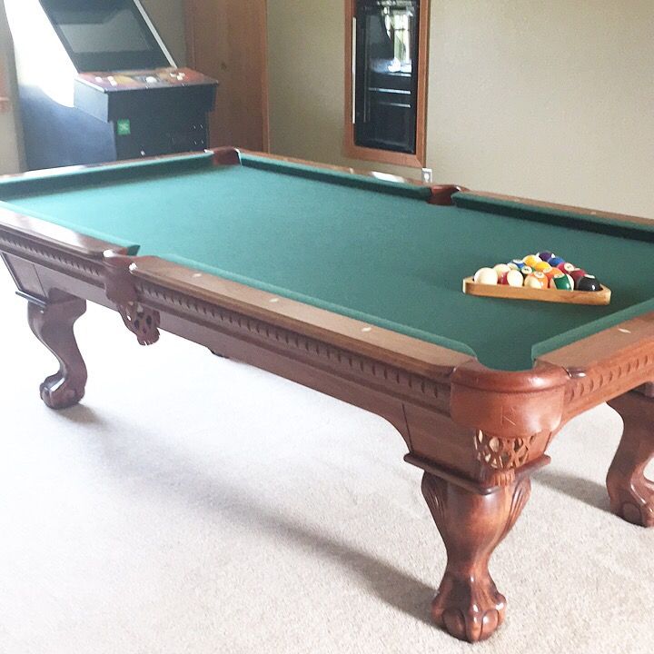 barely used 8ft kasson pool table - excellent condition