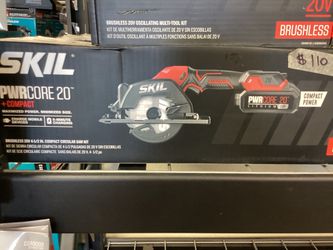 SKIL 20v Brushless 4 1/2 Circular Saw Compact Kit $120