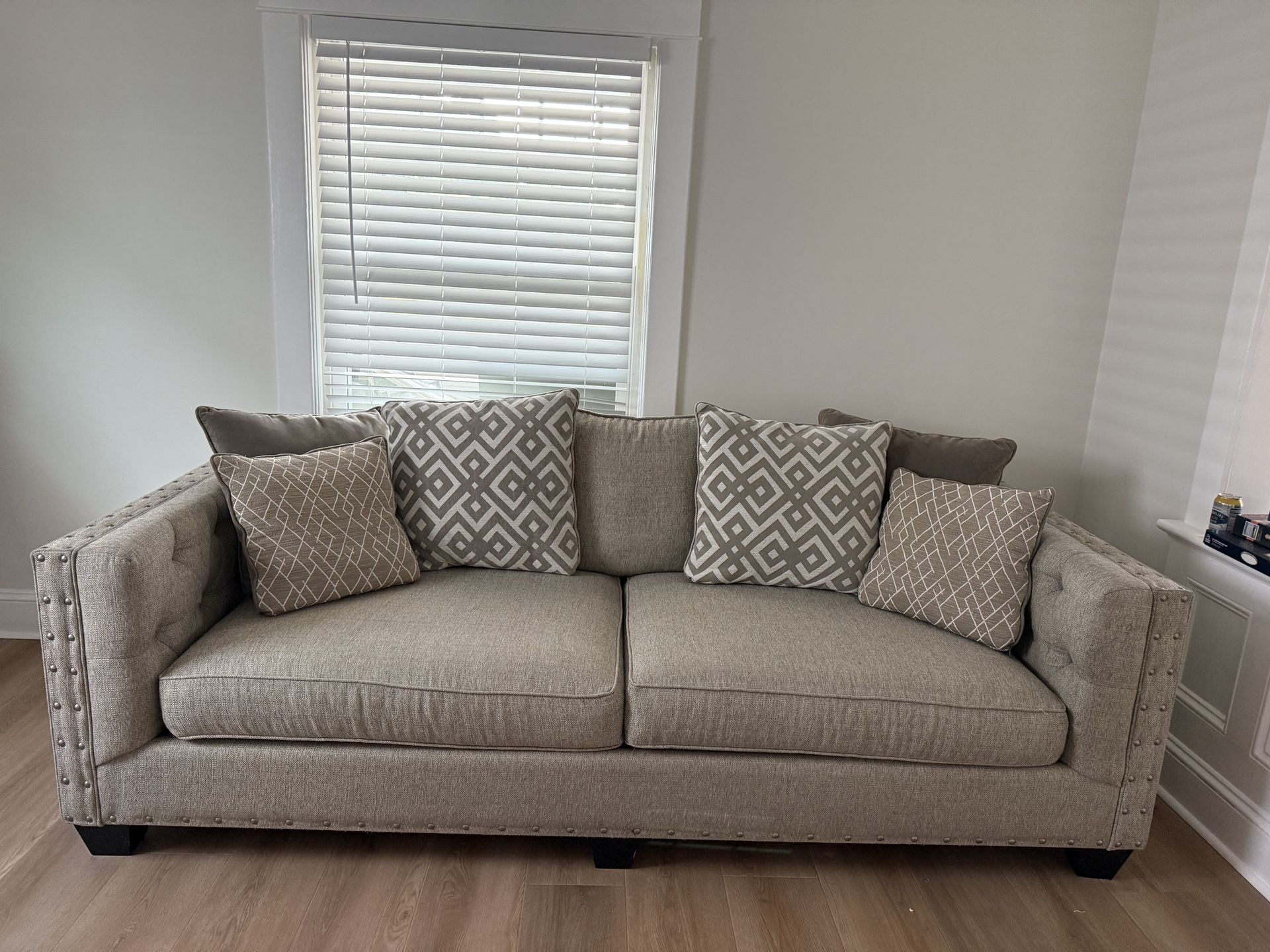 XL Sofa by Cindy Crawford from Raymour & Flanigan (selling as is) and has to be pick up ASAP