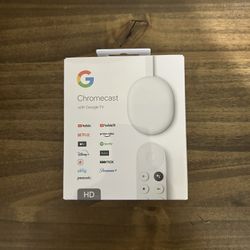 Chromecast with Google TV (HD, Snow)