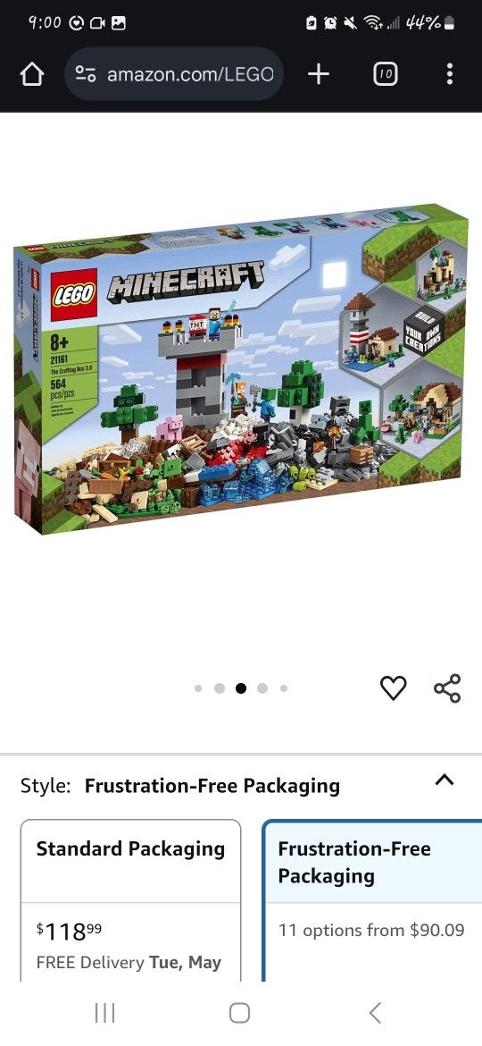 LEGOS
MINECRAFT CRAFTING BOX 3.0