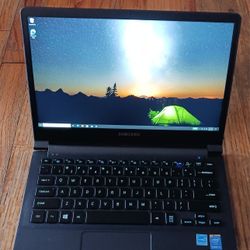 Ultra Slim Samsung ATIV 13" 1080P Laptop Intel Core i5 8 GB RAM 128 GB SSD Webcam Wi-Fi & Bluetooth Wireless Windows  64 Bit OS 