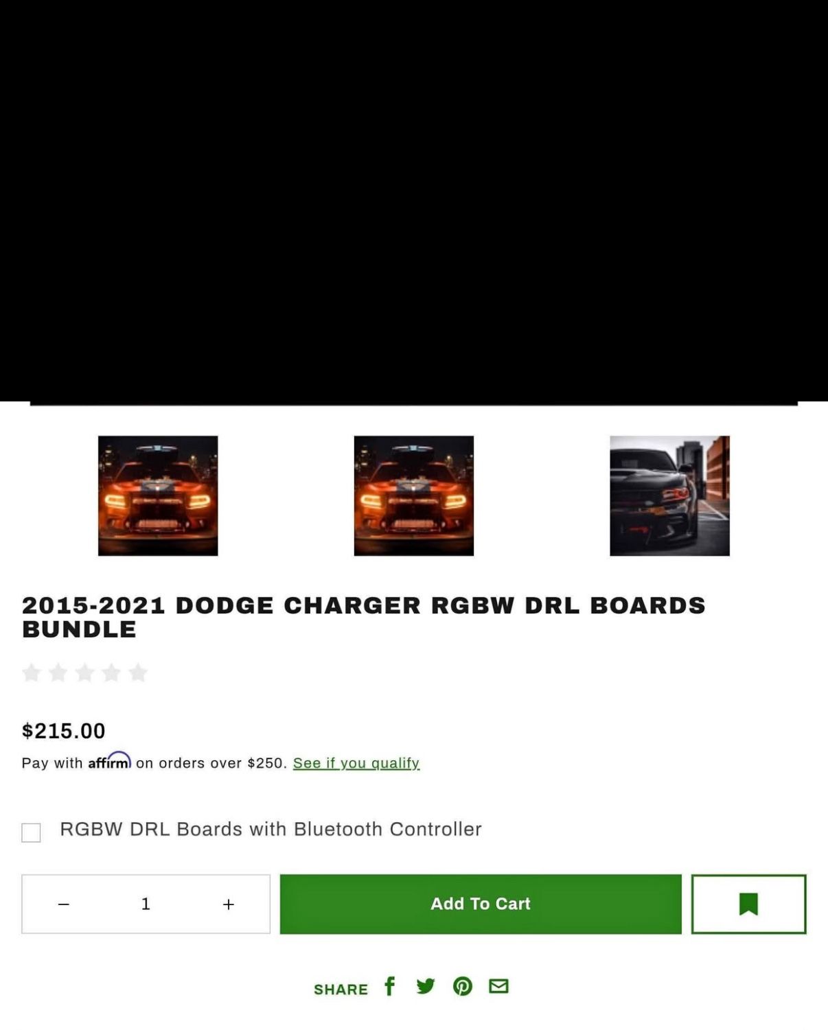 Lighting trendz Dodge charger headlights with halo rings